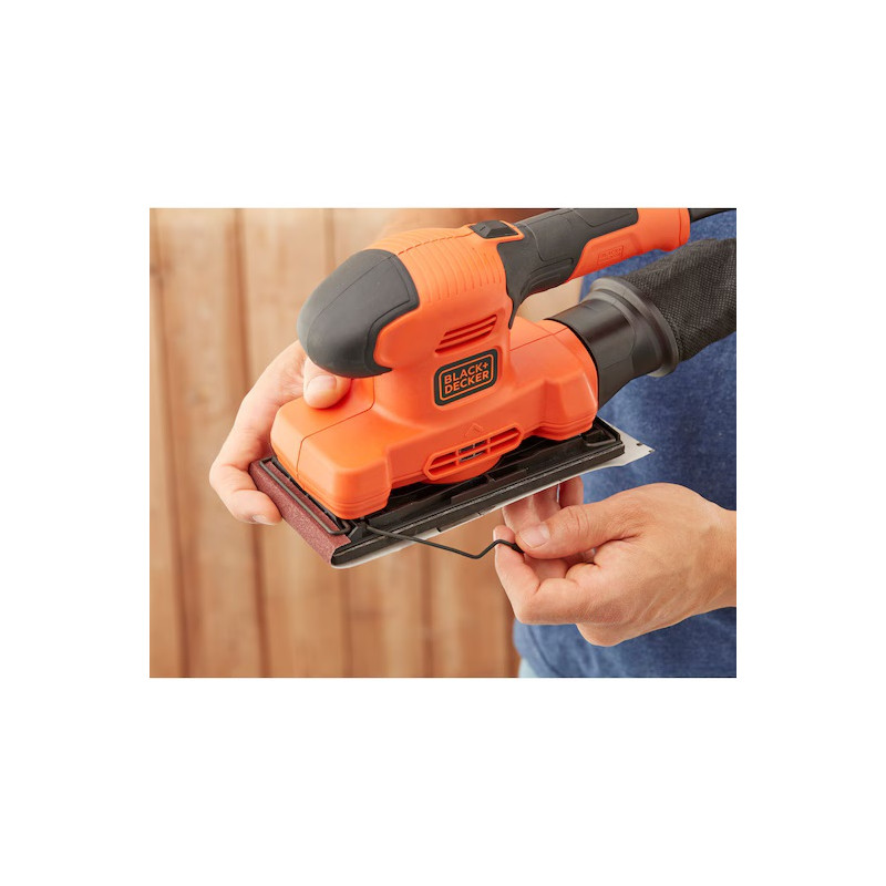 Ponceuse Black & Decker BEW220-QS 1/3 de feuille 150W 14000trs/min