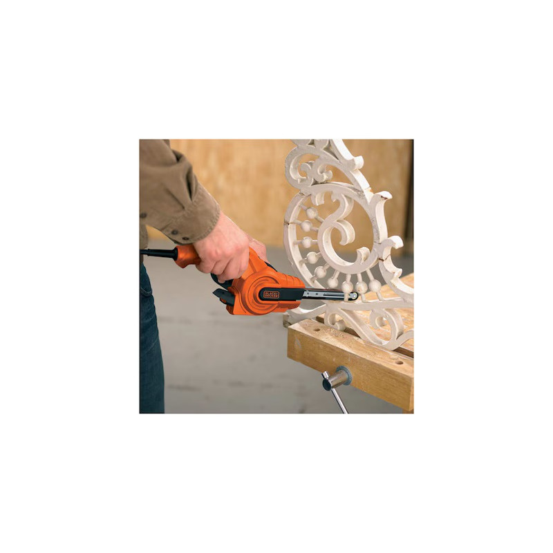 Lime électrique Black & Decker KA900E-QS 350W bande 13mm 900-1400tr/mn