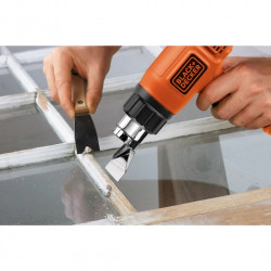 Black and Decker Décapeur thermique KX1650-QS 1750W 460-600°C 740L/min avec un grattoir Kobleo Black and Decker Décapeur thermique KX1650-QS 1750W 460-600°C 740L/min avec un grattoir Kobleo