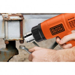 Black and Decker Décapeur thermique KX1650-QS 1750W 460-600°C 740L/min avec un grattoir Kobleo Black and Decker Décapeur thermique KX1650-QS 1750W 460-600°C 740L/min avec un grattoir Kobleo