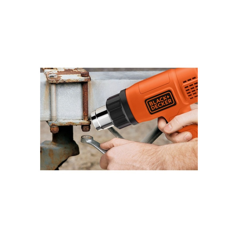 Black and Decker Décapeur thermique KX1650-QS 1750W 460-600°C 740L/min avec un grattoir Kobleo Black and Decker Décapeur thermique KX1650-QS 1750W 460-600°C 740L/min avec un grattoir Kobleo