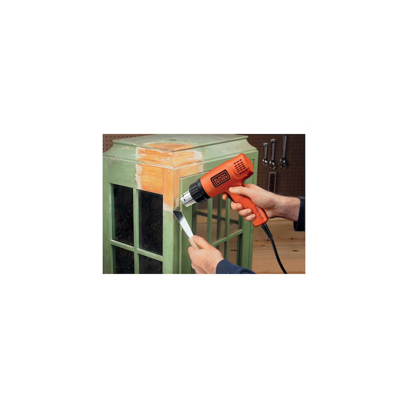 Black and Decker Décapeur thermique KX1650-QS 1750W 460-600°C 740L/min avec un grattoir Kobleo Black and Decker Décapeur thermique KX1650-QS 1750W 460-600°C 740L/min avec un grattoir Kobleo