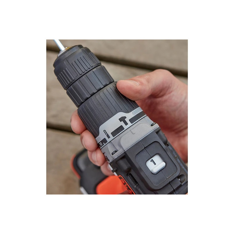 Perceuse à percussion Black & Decker BDCHD12S1 12V 1,5Ah 40Nm