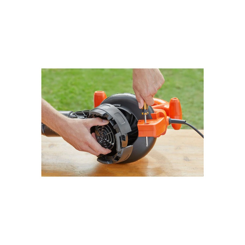 Aspirateur souffleur broyeur Black & Decker BEBLV260 2600W sac 40L