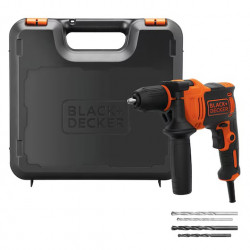 Black and Decker Perceuse à percussion Black & Decker BEH710K 710W 47600cps/min coffret Kobleo Black and Decker Perceuse à percussion Black & Decker BEH710K 710W 47600cps/min coffret Kobleo