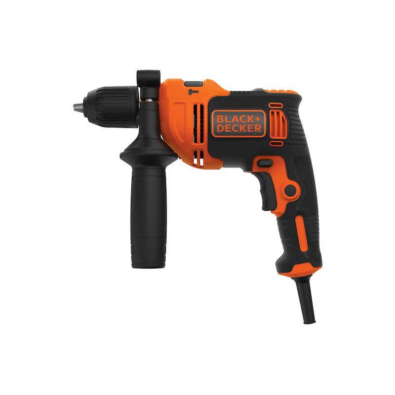 Black and Decker Perceuse à percussion Black & Decker BEH710K 710W 47600cps/min coffret Kobleo Black and Decker Perceuse à percussion Black & Decker BEH710K 710W 47600cps/min coffret Kobleo