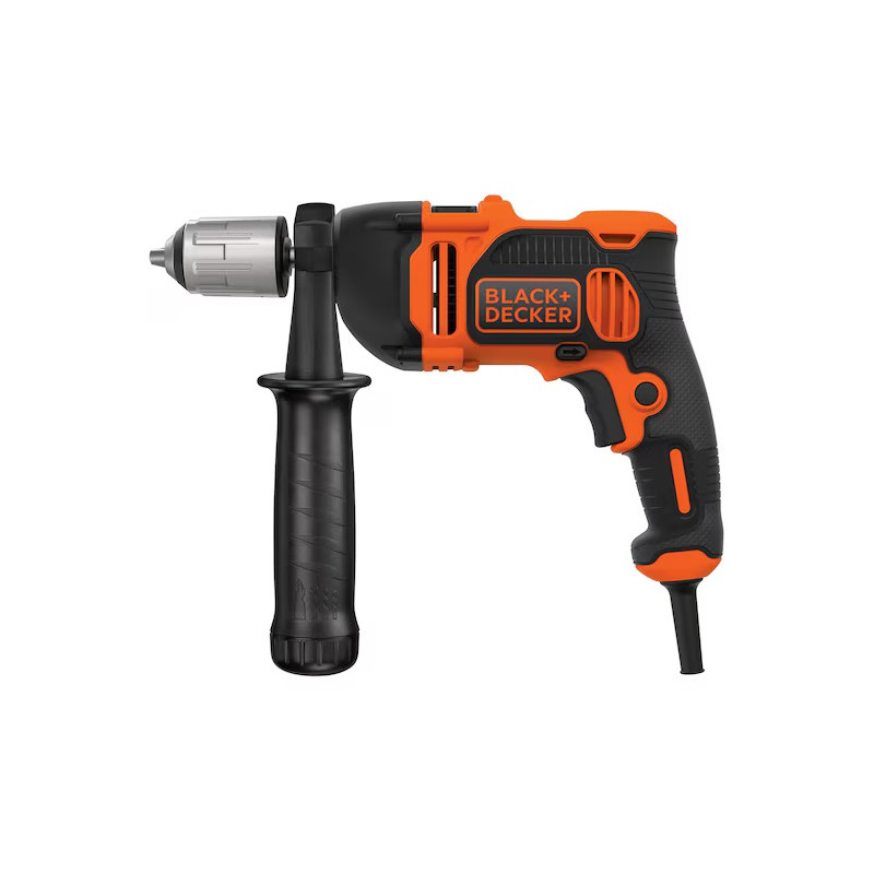 Black and Decker Perceuse à percussion BEH850K 850W avec mallette et accessoires Kobleo Black and Decker Perceuse à percussion BEH850K 850W avec mallette et accessoires Kobleo