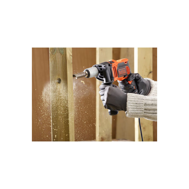 Black and Decker Perceuse à percussion BEH850K 850W avec mallette et accessoires Kobleo Black and Decker Perceuse à percussion BEH850K 850W avec mallette et accessoires Kobleo