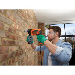 Black and Decker Perceuse à percussion BEH850K 850W avec mallette et accessoires Kobleo Black and Decker Perceuse à percussion BEH850K 850W avec mallette et accessoires Kobleo