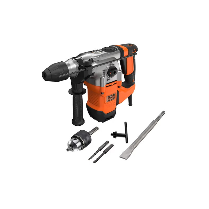 Black and Decker Marteau perforateur Black & Decker BEHS03K-QS SDS+ 1250W 3,7J 3 modes Kobleo Black and Decker Marteau perforateur Black & Decker BEHS03K-QS SDS+ 1250W 3,7J 3 modes Kobleo