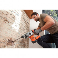 Black and Decker Marteau perforateur Black & Decker BEHS03K-QS SDS+ 1250W 3,7J 3 modes Kobleo Black and Decker Marteau perforateur Black & Decker BEHS03K-QS SDS+ 1250W 3,7J 3 modes Kobleo