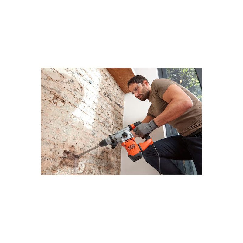 Black and Decker Marteau perforateur Black & Decker BEHS03K-QS SDS+ 1250W 3,7J 3 modes Kobleo Black and Decker Marteau perforateur Black & Decker BEHS03K-QS SDS+ 1250W 3,7J 3 modes Kobleo