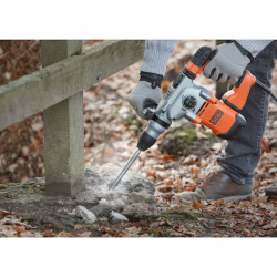 Black and Decker Marteau perforateur Black & Decker BEHS03K-QS SDS+ 1250W 3,7J 3 modes Kobleo Black and Decker Marteau perforateur Black & Decker BEHS03K-QS SDS+ 1250W 3,7J 3 modes Kobleo