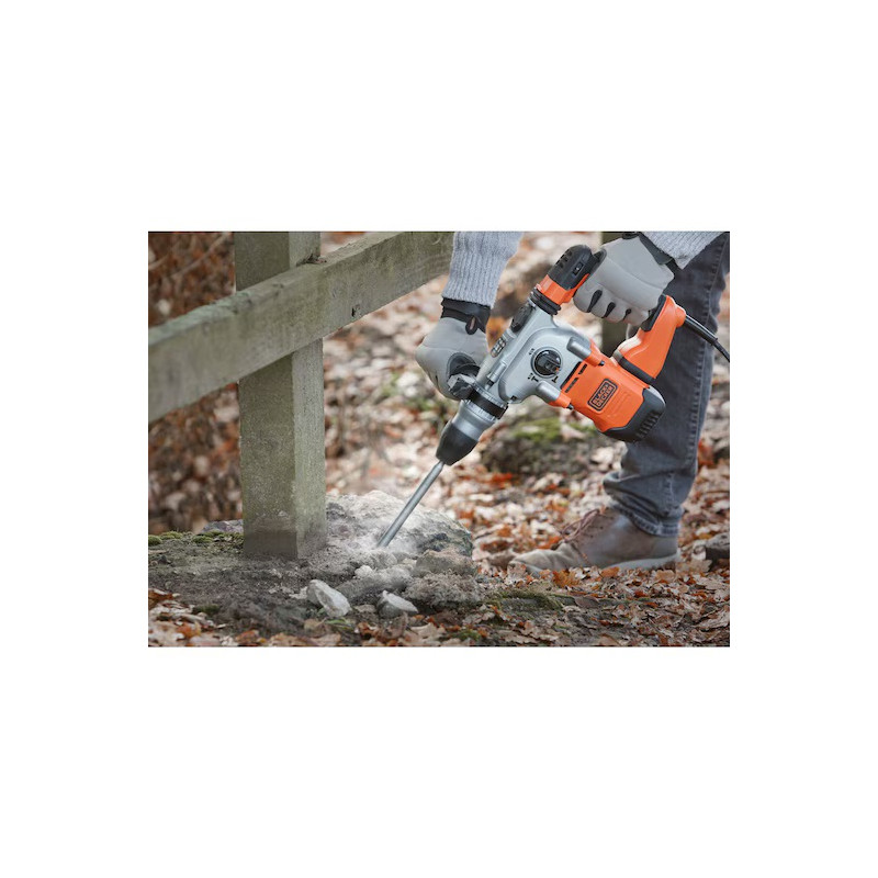 Black and Decker Marteau perforateur Black & Decker BEHS03K-QS SDS+ 1250W 3,7J 3 modes Kobleo Black and Decker Marteau perforateur Black & Decker BEHS03K-QS SDS+ 1250W 3,7J 3 modes Kobleo