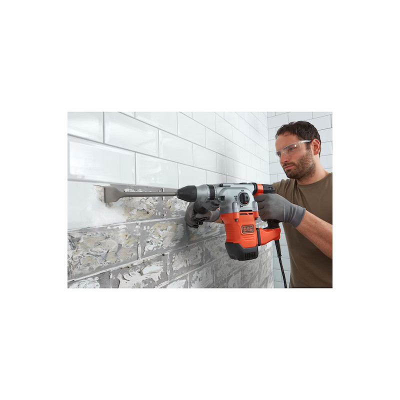 Black and Decker Marteau perforateur Black & Decker BEHS03K-QS SDS+ 1250W 3,7J 3 modes Kobleo Black and Decker Marteau perforateur Black & Decker BEHS03K-QS SDS+ 1250W 3,7J 3 modes Kobleo