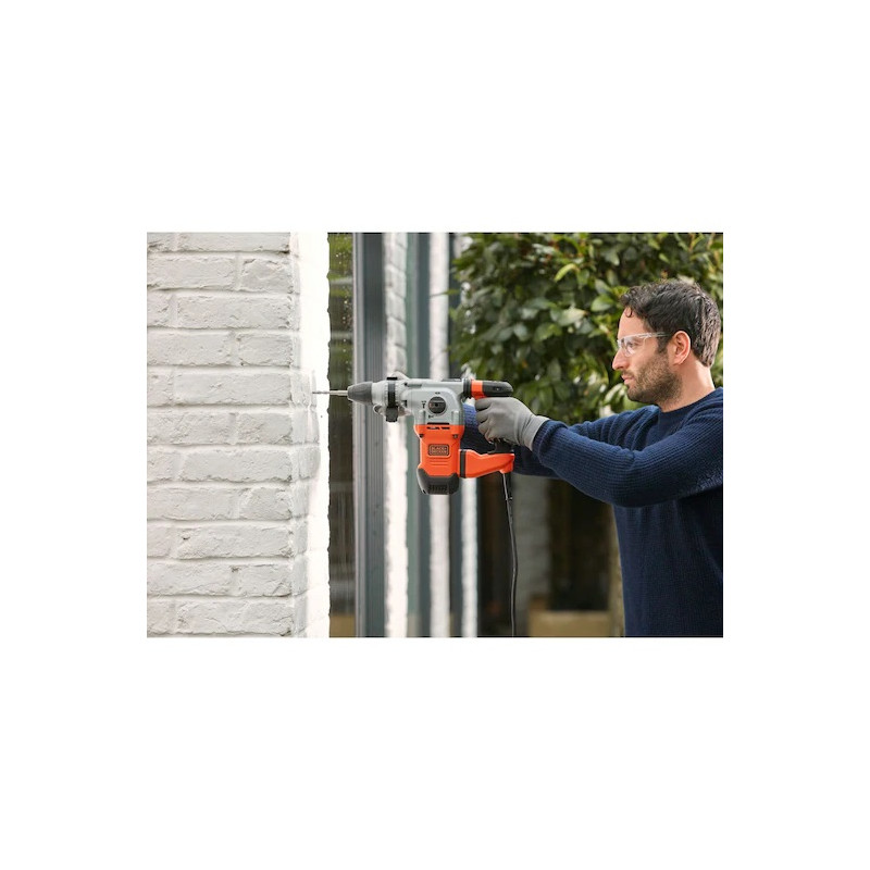 Black and Decker Marteau perforateur Black & Decker BEHS03K-QS SDS+ 1250W 3,7J 3 modes Kobleo Black and Decker Marteau perforateur Black & Decker BEHS03K-QS SDS+ 1250W 3,7J 3 modes Kobleo