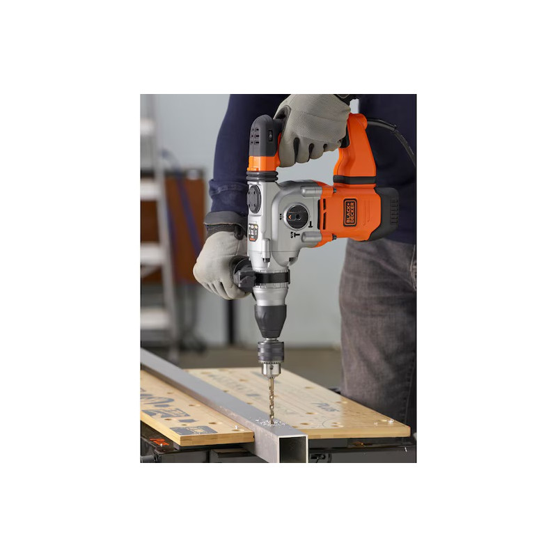 Black and Decker Marteau perforateur Black & Decker BEHS03K-QS SDS+ 1250W 3,7J 3 modes Kobleo Black and Decker Marteau perforateur Black & Decker BEHS03K-QS SDS+ 1250W 3,7J 3 modes Kobleo