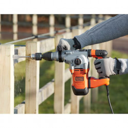 Black and Decker Marteau perforateur Black & Decker BEHS03K-QS SDS+ 1250W 3,7J 3 modes Kobleo Black and Decker Marteau perforateur Black & Decker BEHS03K-QS SDS+ 1250W 3,7J 3 modes Kobleo