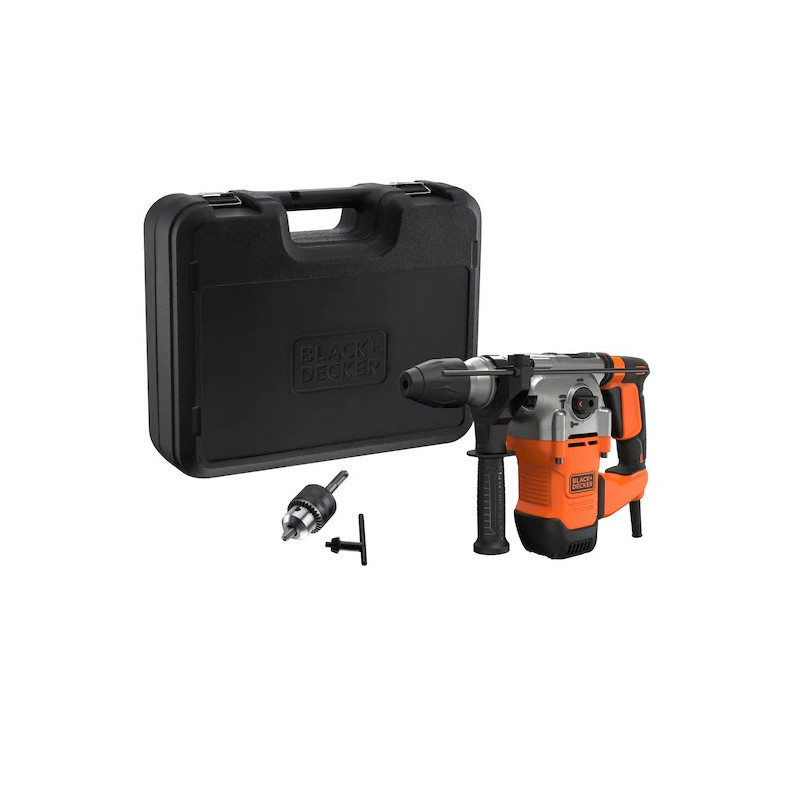 Black and Decker Marteau perforateur Black & Decker BEHS03K-QS SDS+ 1250W 3,7J 3 modes Kobleo Black and Decker Marteau perforateur Black & Decker BEHS03K-QS SDS+ 1250W 3,7J 3 modes Kobleo