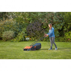 Black and Decker Tondeuse Black & Decker BEMW461BH-QS 1400W 34cm bac 40L poignée Bike Kobleo Black and Decker Tondeuse Black & Decker BEMW461BH-QS 1400W 34cm bac 40L poignée Bike Kobleo