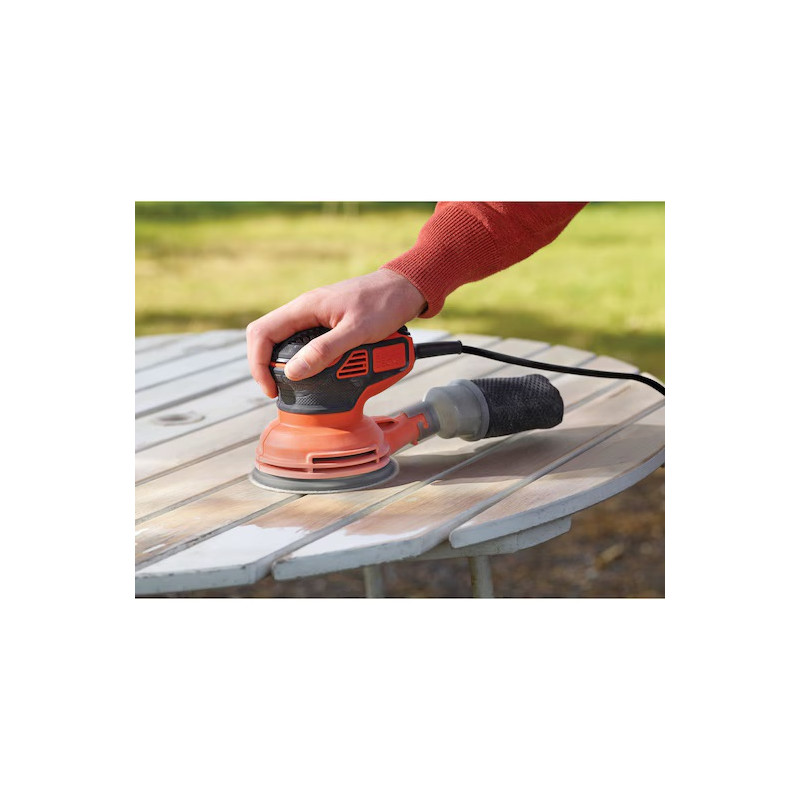Black and Decker Ponceuse excentrique Black & Decker KA199-QS 240W 125mm 14000tr/min Kobleo Black and Decker Ponceuse excentrique Black & Decker KA199-QS 240W 125mm 14000tr/min Kobleo