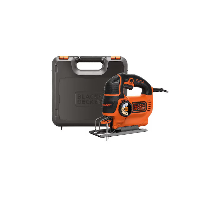 Black and Decker Scie sauteuse électrique Black & Decker KS801SEK-QS 550W en coffret Kobleo