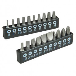 Stanley Jeu de tournevis et embouts Stanley 42 pièces avec sac de transport Kobleo