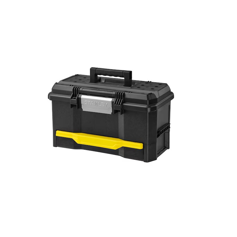Stanley Boîte à outils Stanley One Touch avec tiroir charge max 20kg Kobleo