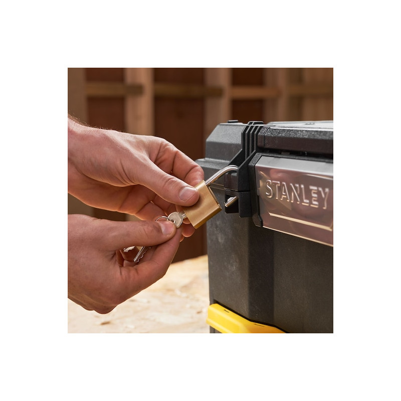 Stanley Boîte à outils Stanley One Touch avec tiroir charge max 20kg Kobleo Stanley Boîte à outils Stanley One Touch avec tiroir charge max 20kg Kobleo