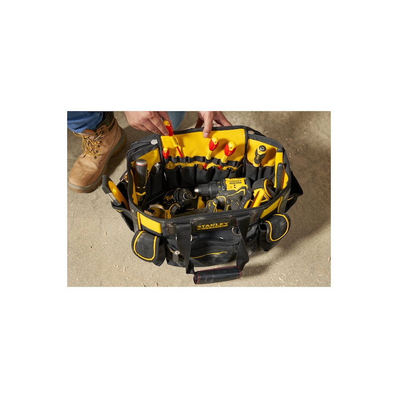 Stanley Sac à outils rigide Stanley Fatmax FMST1-70749 capacité 20kg rond Kobleo Stanley Sac à outils rigide Stanley Fatmax FMST1-70749 capacité 20kg rond Kobleo
