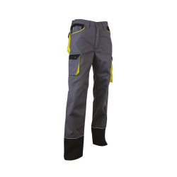 Pantalon de travail LMA SECHOIR taille 50 gris/noir/jaune zéro métal