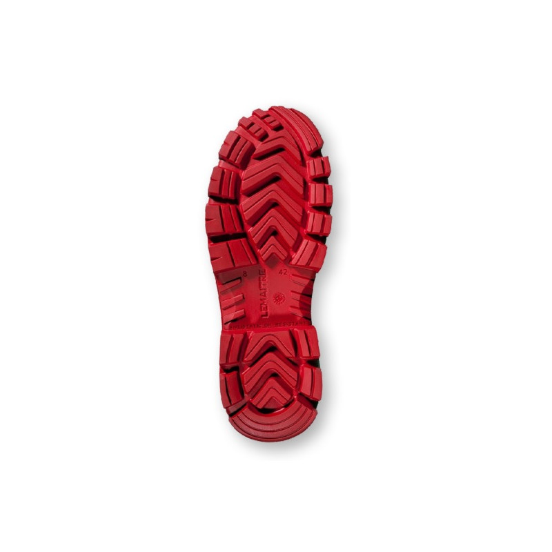 Chaussure de sécurité haute Lemaitre TENERE S3 P43 semelle rouge Kobleo Chaussure de sécurité haute Lemaitre TENERE S3 P43 semelle rouge Kobleo