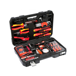 Yato Caisse à outils électricien Yato YT-39009 68 pièces noir Kobleo Yato Caisse à outils électricien Yato YT-39009 68 pièces noir Kobleo