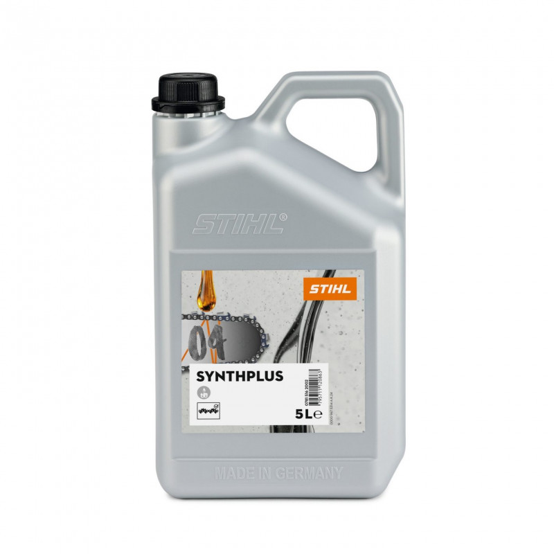 Stihl Huile lubrifiant Stihl SynthPlus 5L pour chaîne de tronçonneuse Kobleo