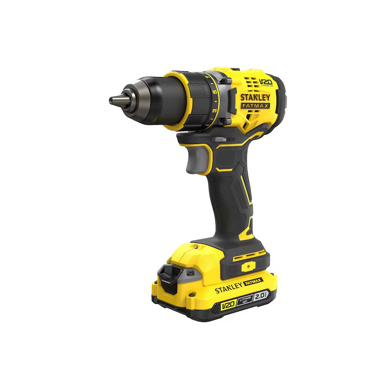 Stanley Perceuse-visseuse Stanley FATMAX SFMCD720D2K 18V 2,0Ah Li-Ion en coffret Kobleo Stanley Perceuse-visseuse Stanley FATMAX SFMCD720D2K 18V 2,0Ah Li-Ion en coffret Kobleo