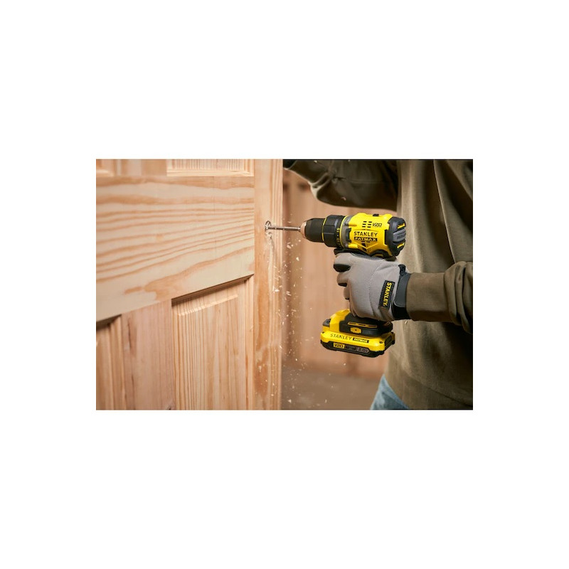 Stanley Perceuse-visseuse Stanley FATMAX SFMCD720D2K 18V 2,0Ah Li-Ion en coffret Kobleo Stanley Perceuse-visseuse Stanley FATMAX SFMCD720D2K 18V 2,0Ah Li-Ion en coffret Kobleo