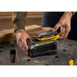 Stanley Kit batterie et chargeur Stanley Fatmax V20 SFMCB12D2-QW 18V 2x2AH 2A Kobleo