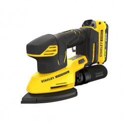 Stanley Ponceuse de finition Stanley SFMCW221D1S-QW 18V 2Ah avec sac de transport Kobleo Stanley Ponceuse de finition Stanley SFMCW221D1S-QW 18V 2Ah avec sac de transport Kobleo