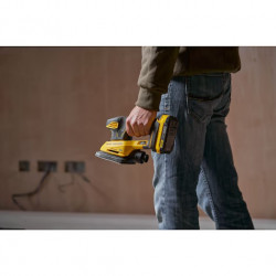 Stanley Ponceuse de finition Stanley SFMCW221D1S-QW 18V 2Ah avec sac de transport Kobleo Stanley Ponceuse de finition Stanley SFMCW221D1S-QW 18V 2Ah avec sac de transport Kobleo