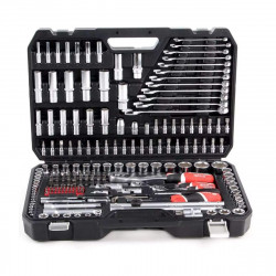 Yato Coffret de douilles 215 pièces Yato YT-38841 1/4"-3/8"-1/2" As-Drive Kobleo