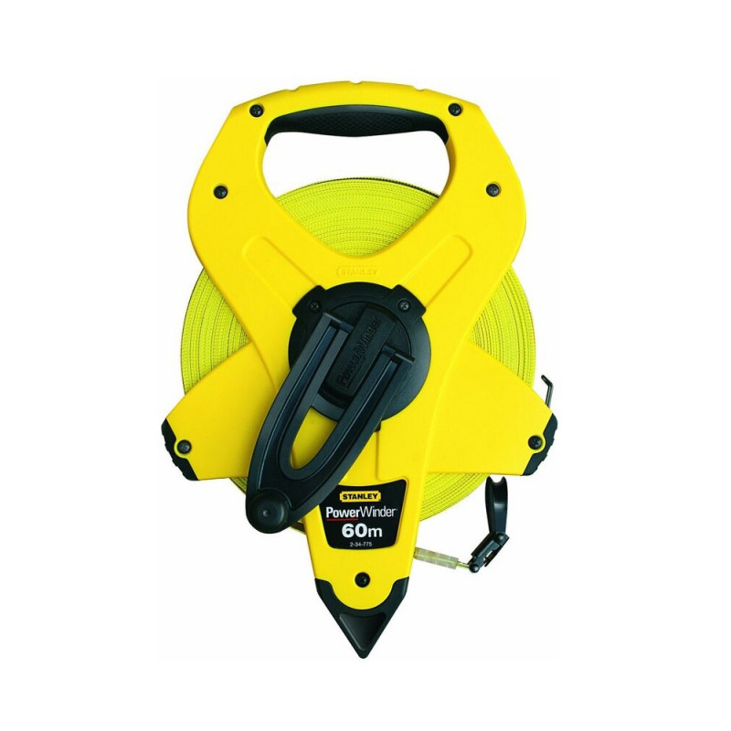 Stanley Ruban de mesure longue Stanley PowerWinder 60m en fibre de verre Kobleo