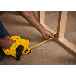 Stanley Ruban de mesure longue Stanley PowerWinder 60m en fibre de verre Kobleo