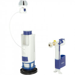 Nicoll Mécanisme double volume Nicoll 3V102 culot G3/8" avec robinet flotteur Kobleo