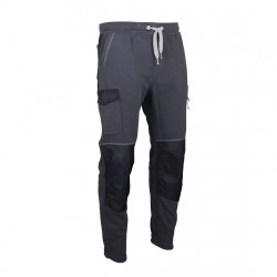 Pantalon LMA 1601 Techno taille XL gris/noir en molleton Kobleo Pantalon LMA 1601 Techno taille XL gris/noir en molleton Kobleo