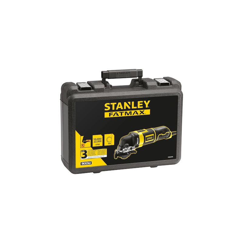 Stanley Outil oscillatoire Stanley FME650K-QS 300W avec 20 accessoires Kobleo Stanley Outil oscillatoire Stanley FME650K-QS 300W avec 20 accessoires Kobleo