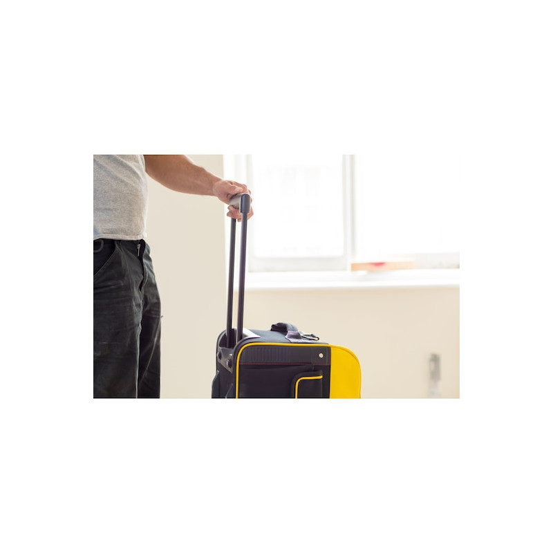 Stanley Sac à outils Stanley FMST82706-1 avec roulettes 60L charge 20kg Kobleo Stanley Sac à outils Stanley FMST82706-1 avec roulettes 60L charge 20kg Kobleo