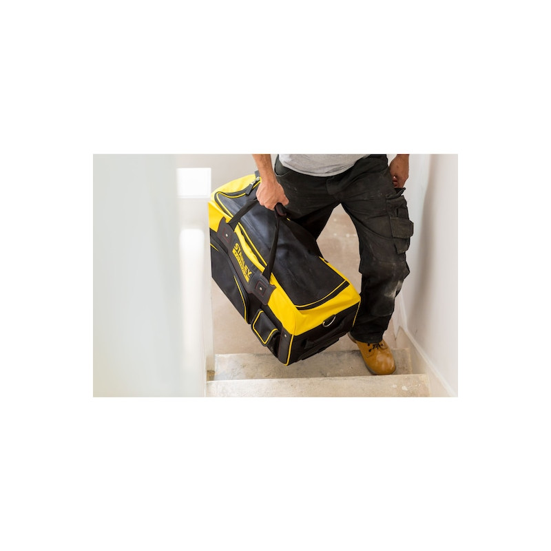 Stanley Sac à outils Stanley FMST82706-1 avec roulettes 60L charge 20kg Kobleo Stanley Sac à outils Stanley FMST82706-1 avec roulettes 60L charge 20kg Kobleo