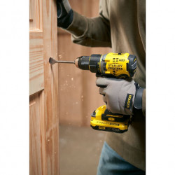 Stanley Perceuse-visseuse Stanley Fatmax SFMCD720B-XJ Brushless 18V 4Ah Li-Ion 80Nm Kobleo Stanley Perceuse-visseuse Stanley Fatmax SFMCD720B-XJ Brushless 18V 4Ah Li-Ion 80Nm Kobleo