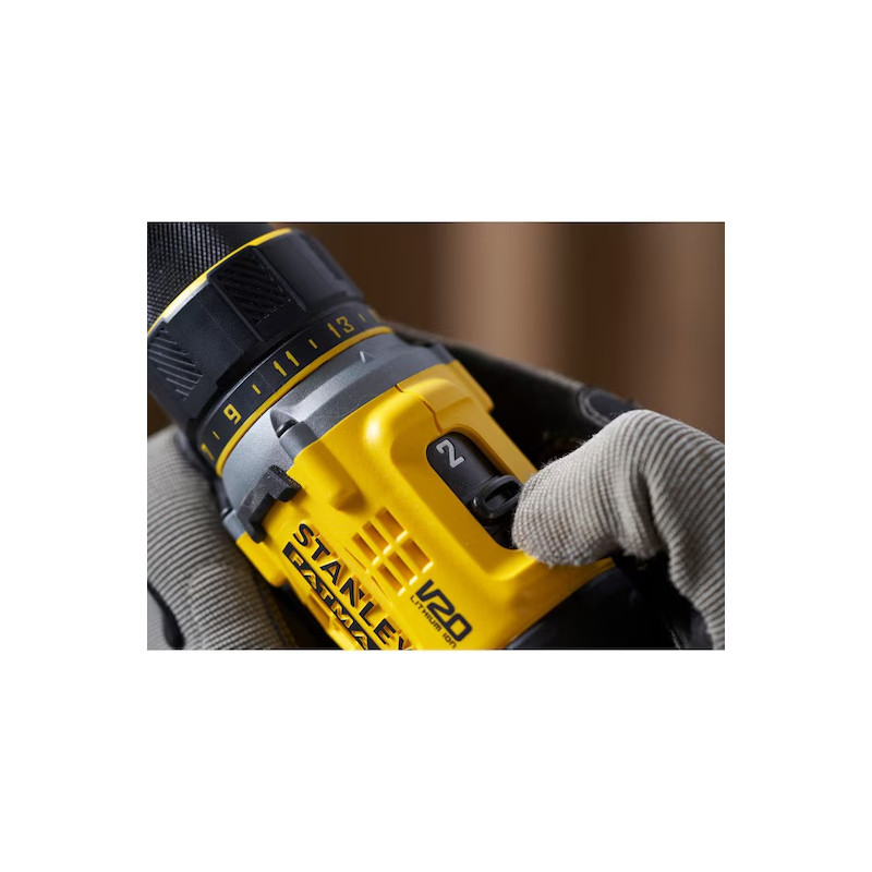 Stanley Perceuse-visseuse Stanley Fatmax SFMCD720B-XJ Brushless 18V 4Ah Li-Ion 80Nm Kobleo Stanley Perceuse-visseuse Stanley Fatmax SFMCD720B-XJ Brushless 18V 4Ah Li-Ion 80Nm Kobleo
