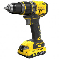 Stanley Perceuse-visseuse Stanley SFMCD721D2K-QW Brushless 18V Li-Ion 2Ah 80Nm Kobleo